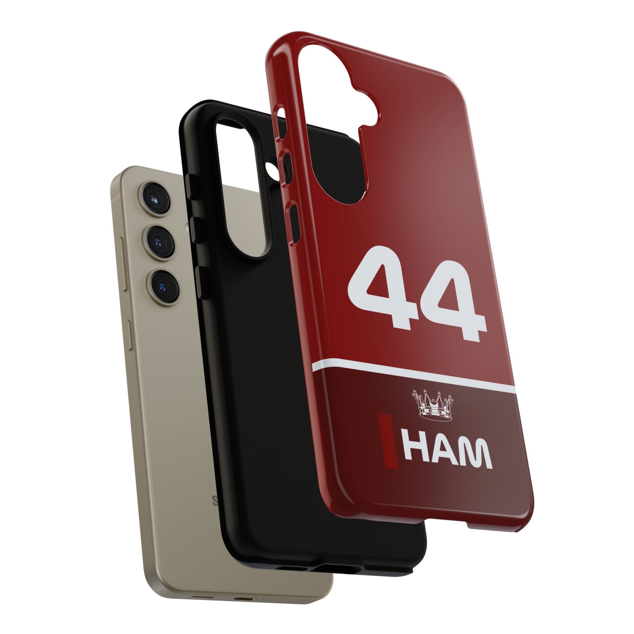 The Silver Champion Tough Phone Case | Rosso Formula Racing Armor for iPhone, Samsung & Pixel Cover