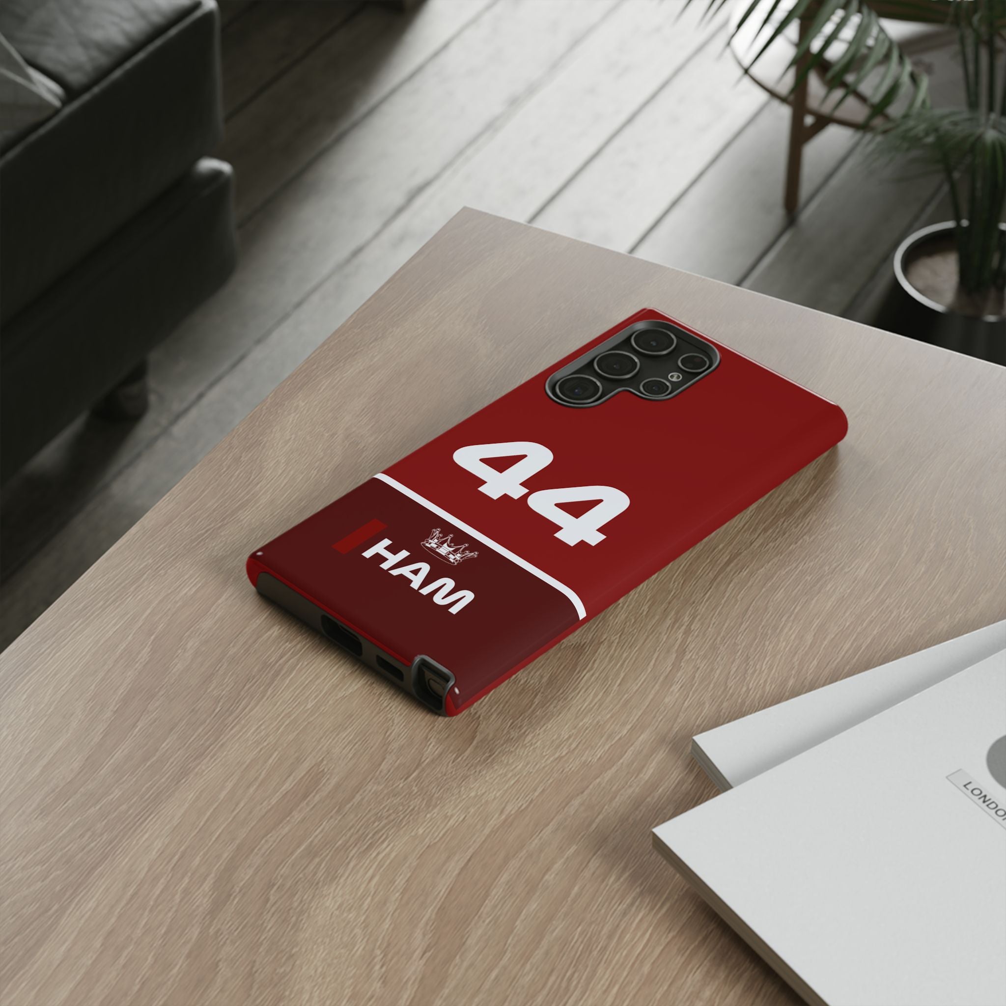 The Silver Champion Tough Phone Case | Rosso Formula Racing Armor for iPhone, Samsung & Pixel Cover