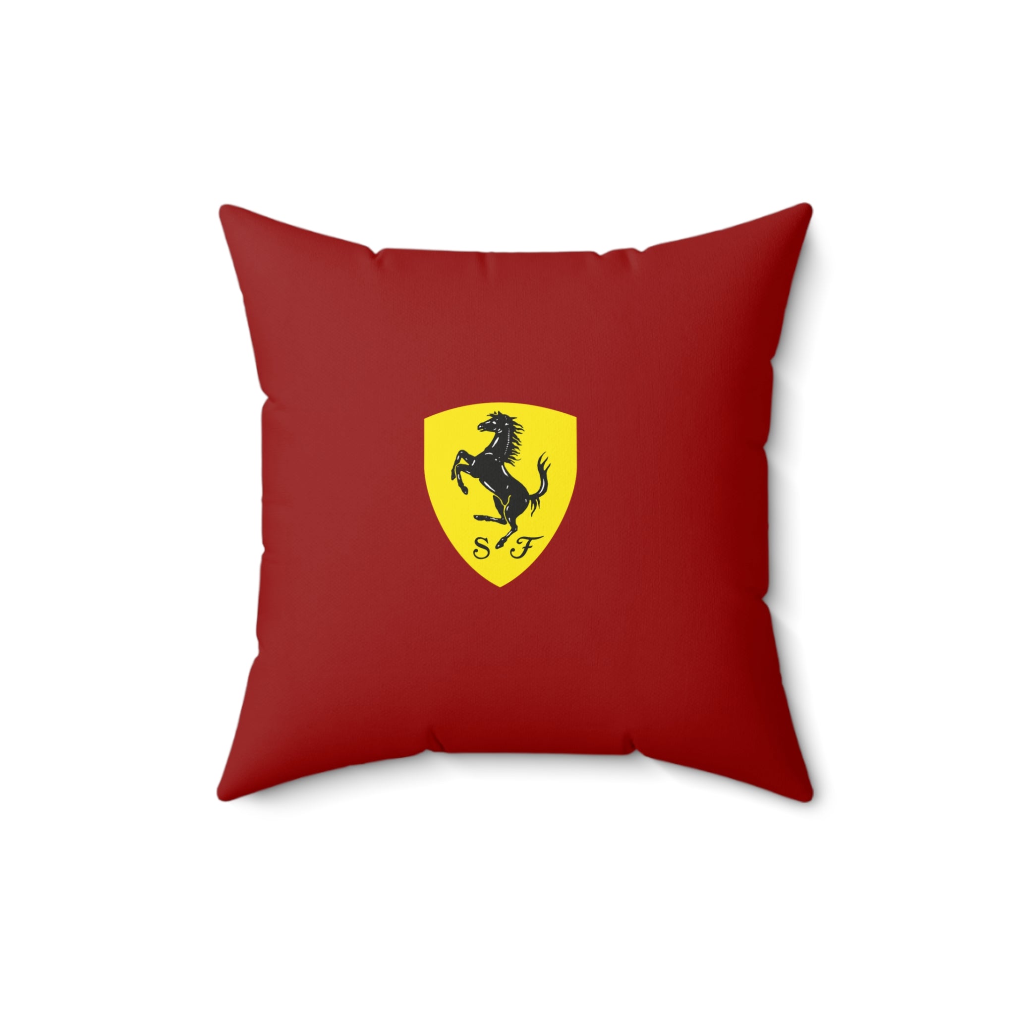 Rosso Racing Grand Prix-Inspired Pillow | Motorsport Home Decor | Spun Polyester Square Pillow