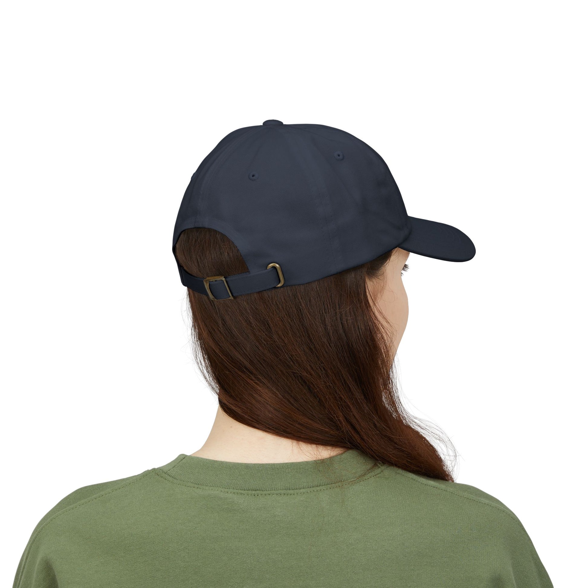 Blue racing-inspired embroidered cap with a curved brim. Perfect for motorsport fans and race-day outfits.