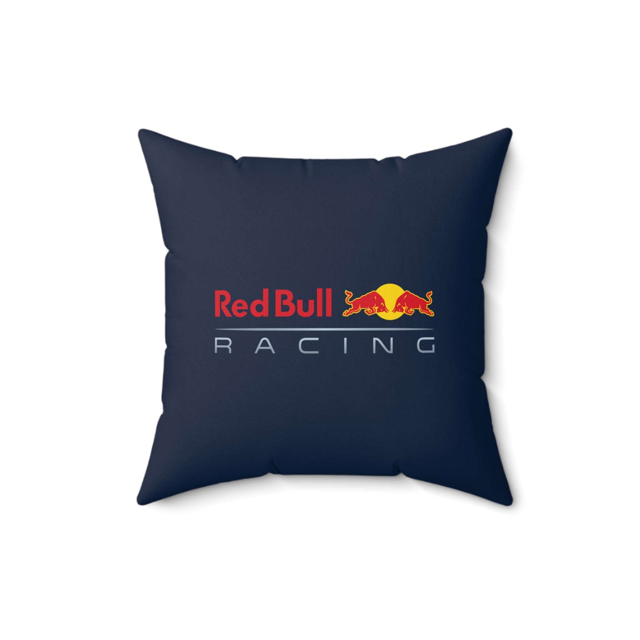 Red Thunder Grand Prix-Inspired Pillow | Motorsport Home Decor | Spun Polyester Square Pillow