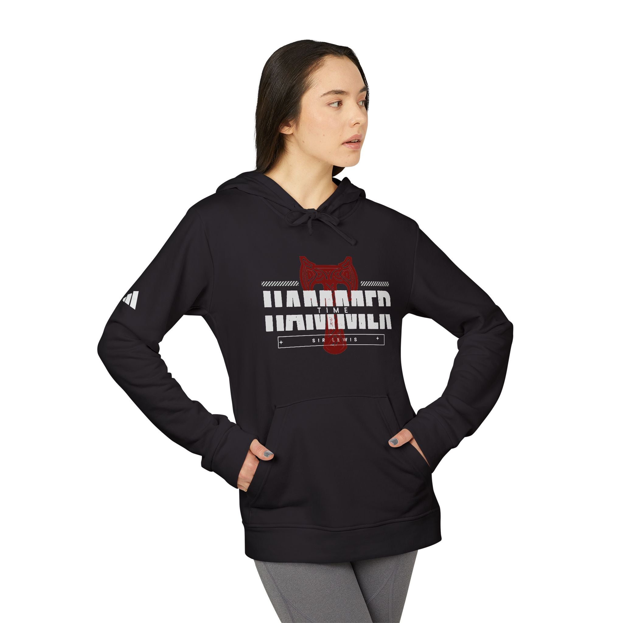 Hammer Time Customized Adidas Hoodie | Rosso Formula Racing Unisex Fleece Hoodie