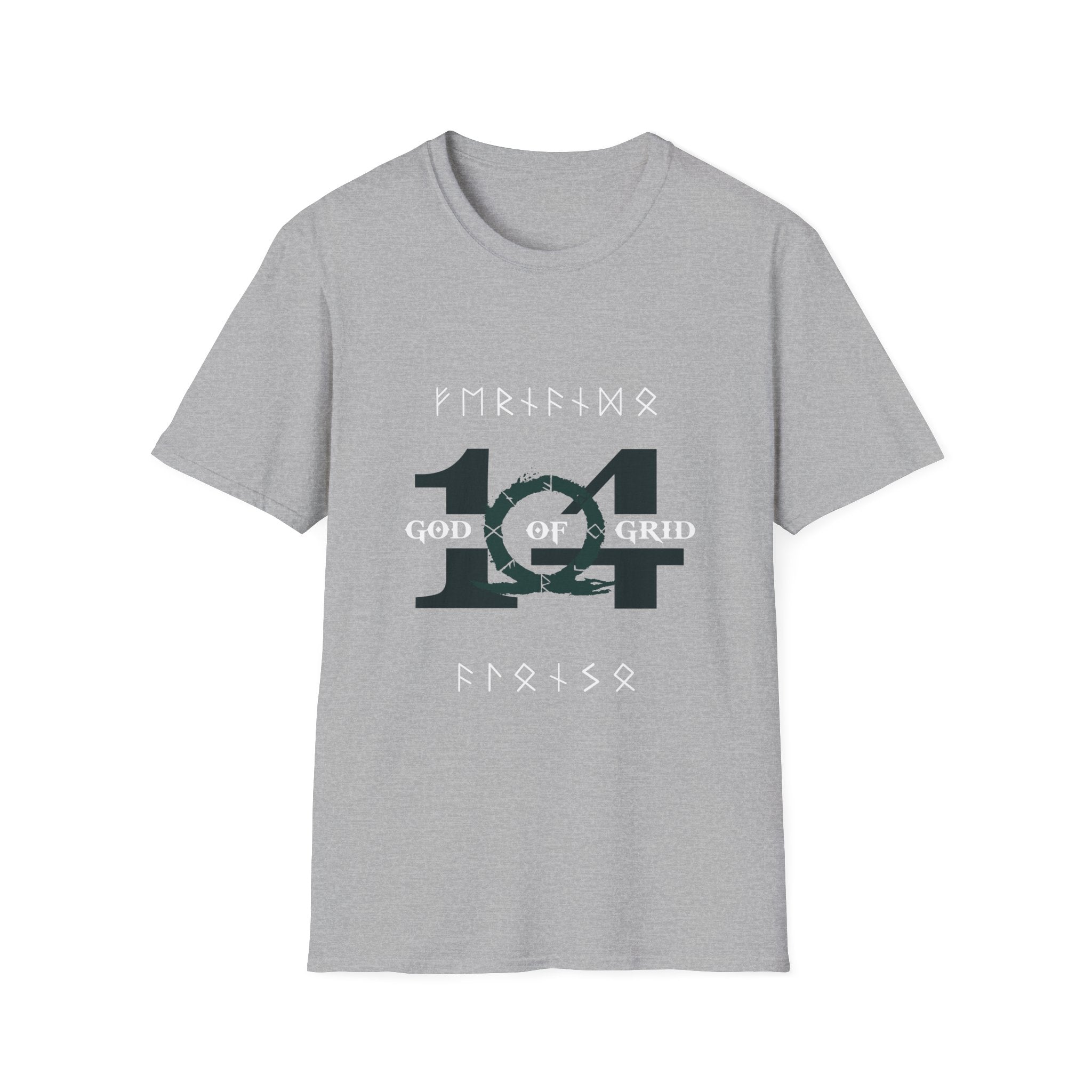 Green and black racing-inspired unisex softstyle tee with a bold Grand Prix aesthetic. Ideal for motorsport fans.