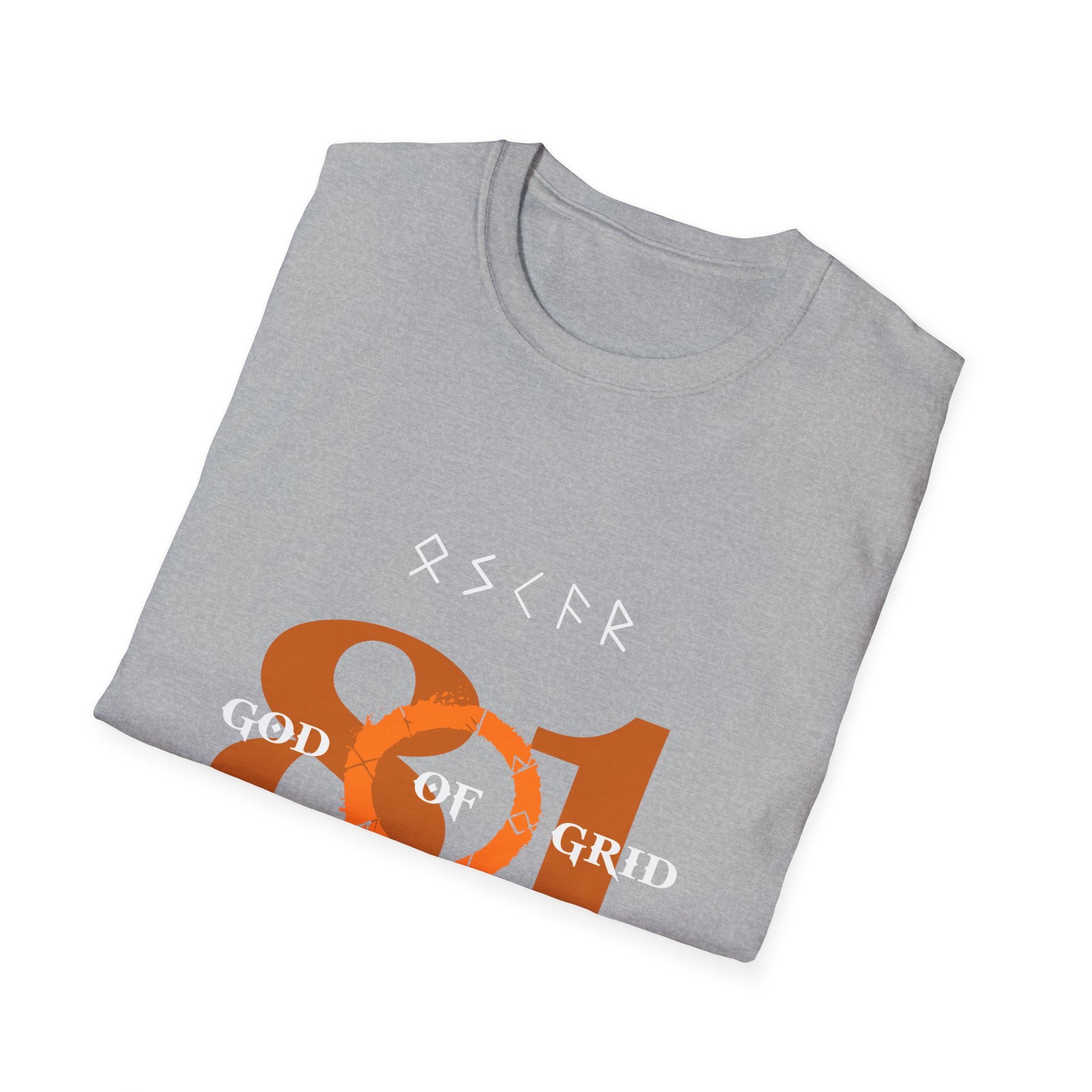 Papaya orange racing-inspired unisex softstyle tee with a bold Grand Prix aesthetic. Ideal for motorsport fans.