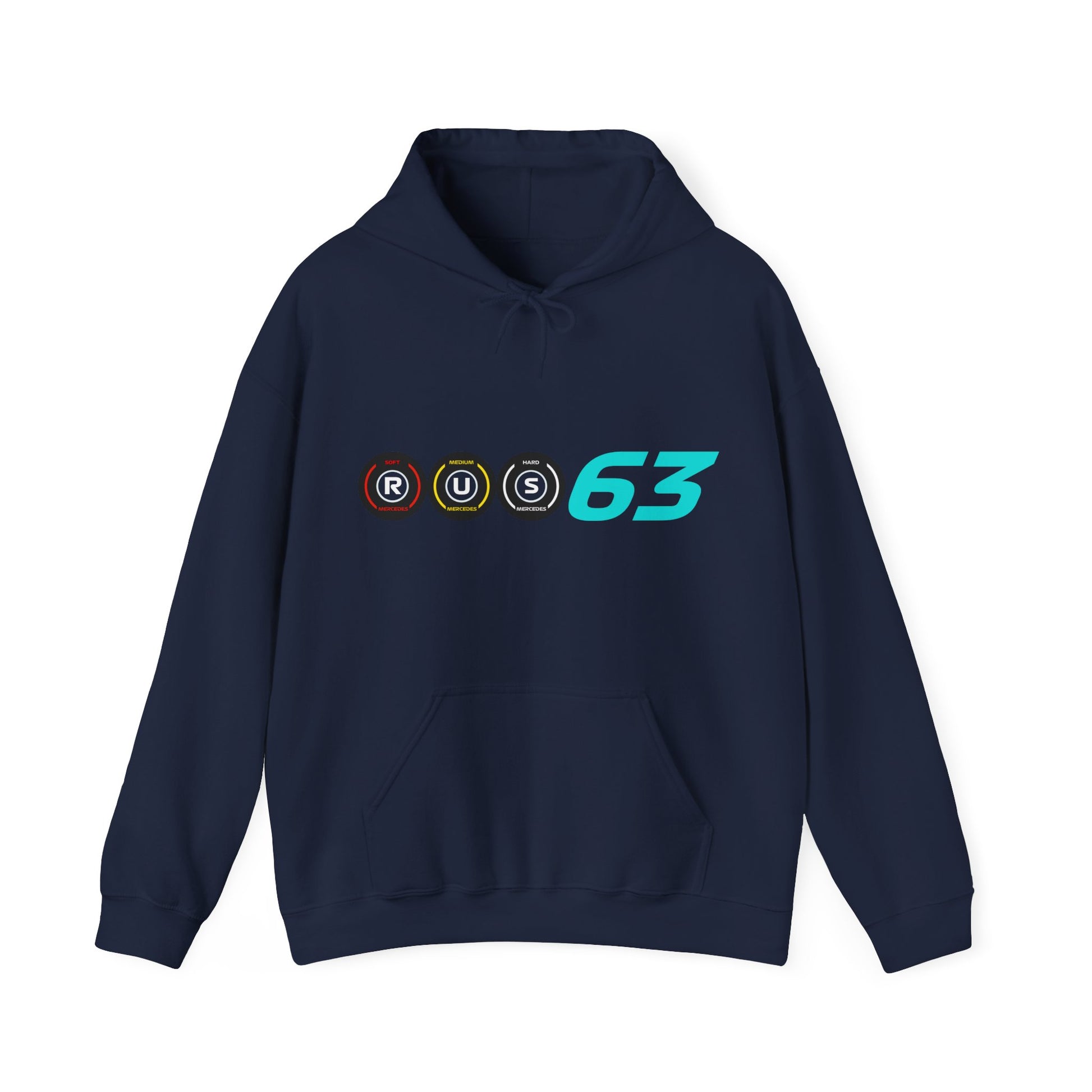 Silver and black racing-inspired fleece hoodie with a Grand Prix aesthetic. Perfect for motorsport fans and racing enthusiasts.