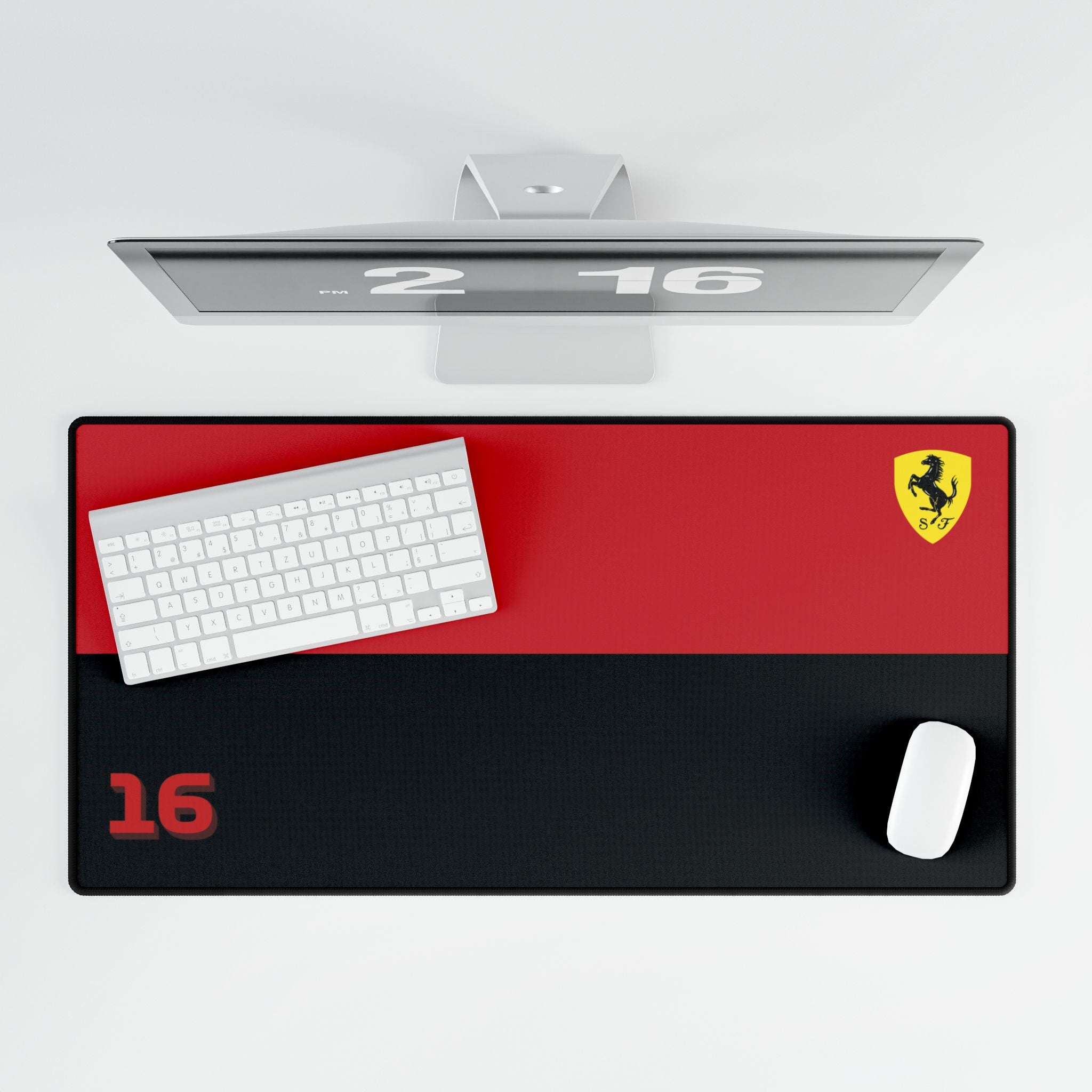 Rosso Formula Racing King of Monaco Home & Office Desk Mat