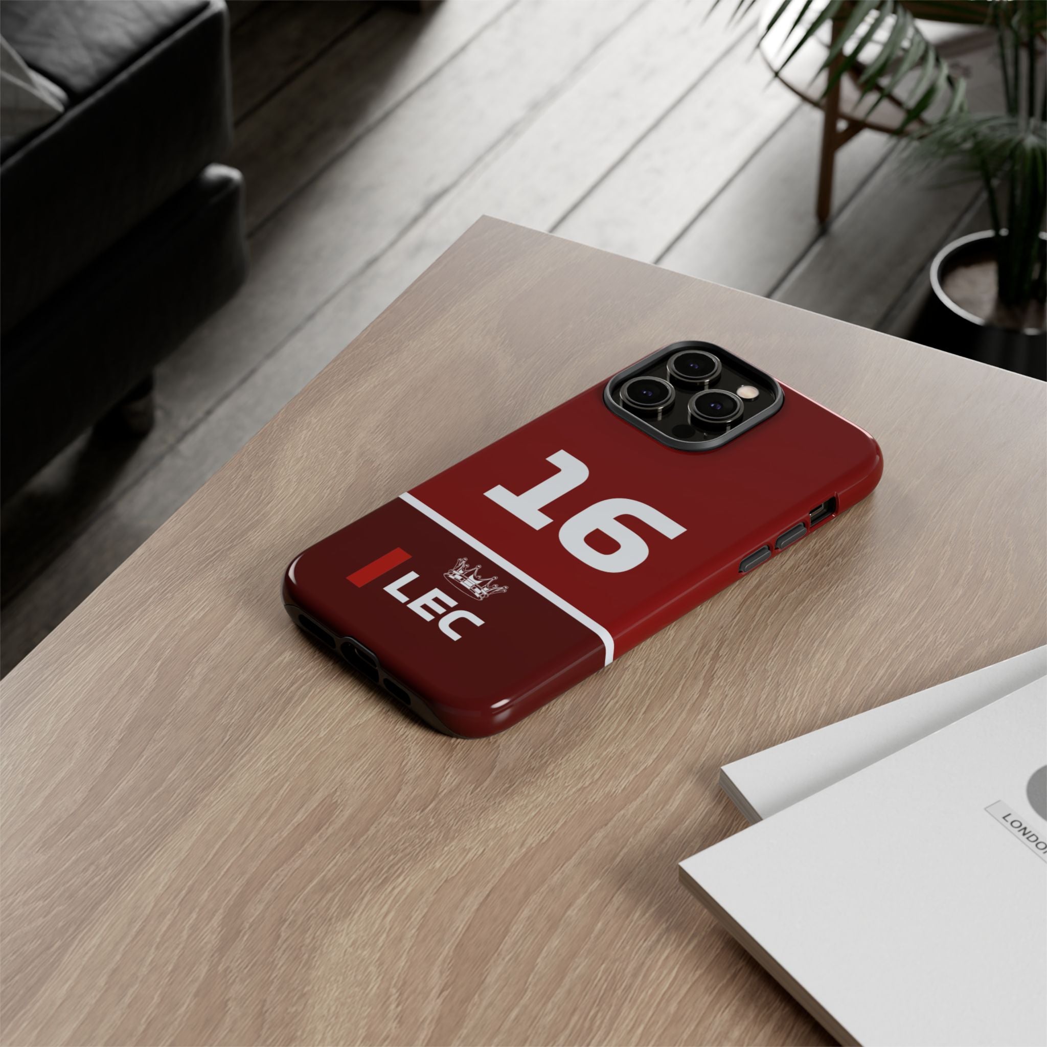The King of Monaco Tough Phone Case | Rosso Formula Racing Armor for iPhone, Samsung & Pixel Cover