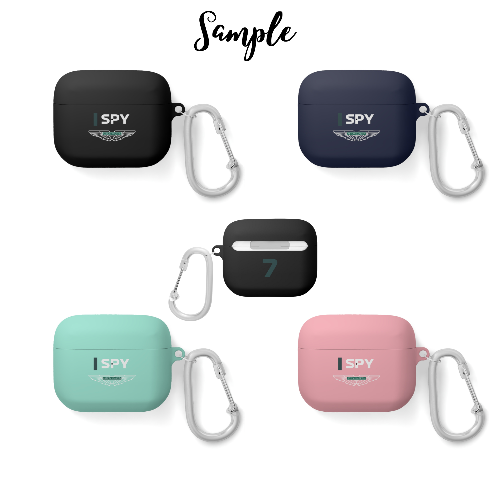 Azure Formula Racing AirPods Case | Custom Initials Grand Prix AirPods Cover - Gen 1 & 2