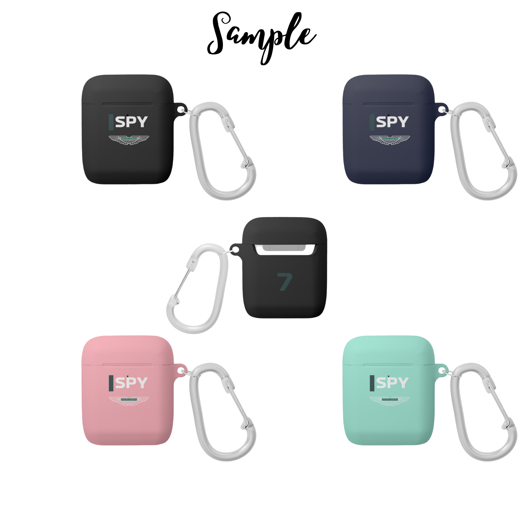 Azure Formula Racing AirPods Case | Custom Initials Grand Prix AirPods Cover - Gen 1 & 2